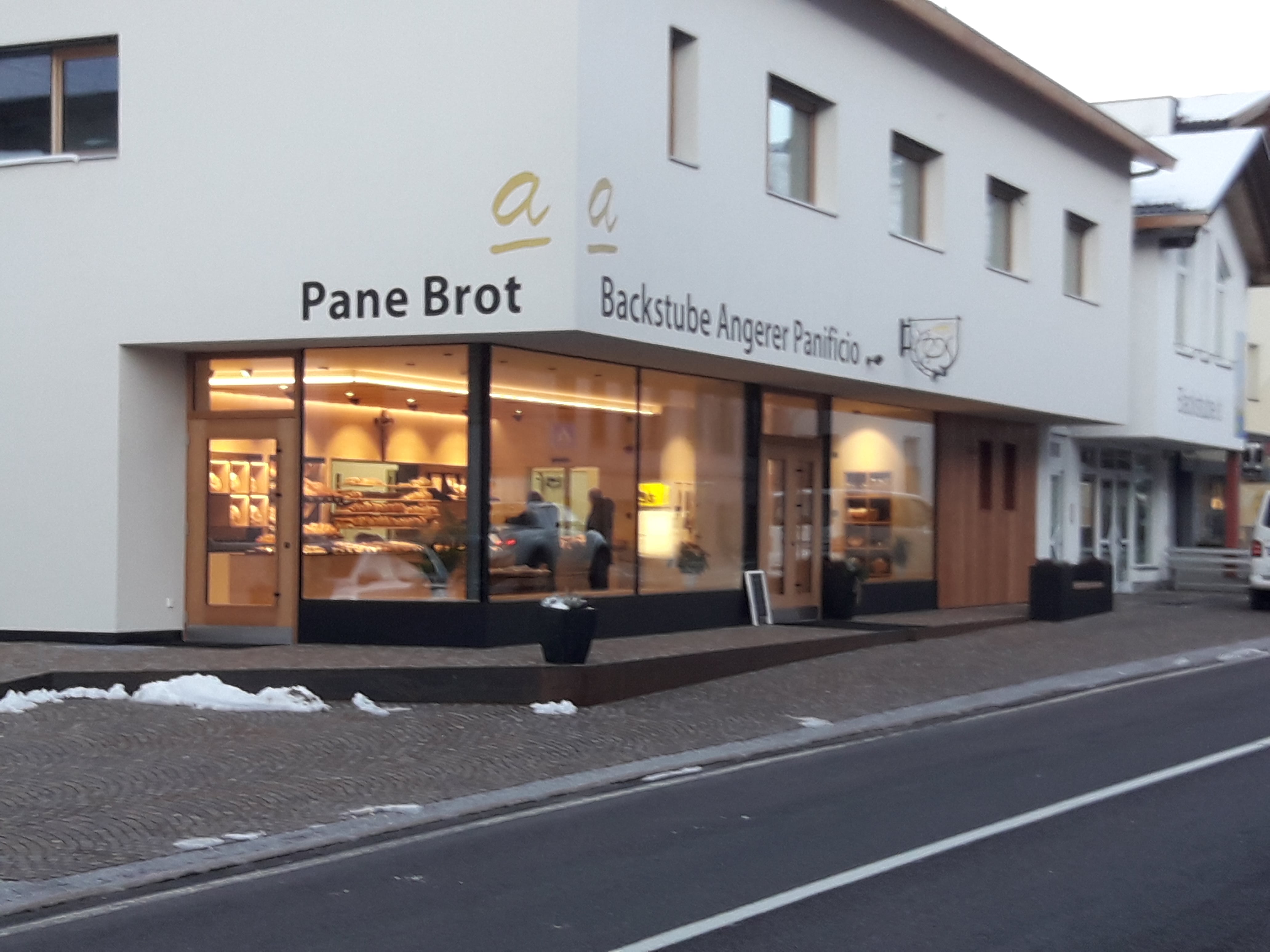 Bäckerei Angerer Gebäude von Außen